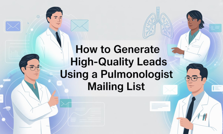 How to Generate High-Quality Leads Using a Pulmonologist Mailing List