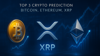 Top 3 Crypto Prediction: Bitcoin (BTC/USD), Ethereum (ETH/USD), Ripple (XRP)